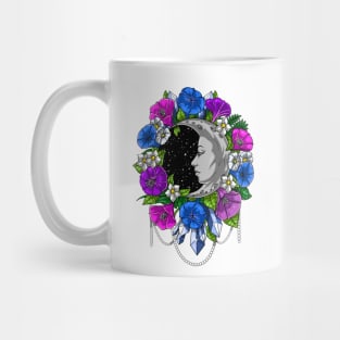 Moon Floral Fantasy Mug